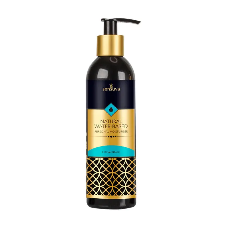 Sensuva Natural Water-Based Personal Lubricant Unscented 8 Oz 1