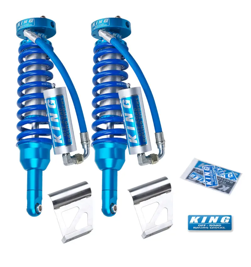 King Shocks 2005+ Toyota Tacoma (6 Lug) Front 2.5 Dia Remote Reservoir Coilover (Pair) 1