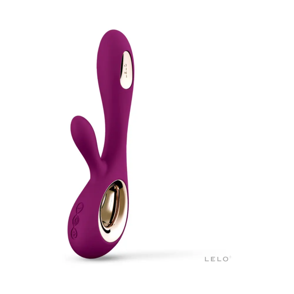 Lelo Soraya Wave Rechargeable Rabbit Vibrator Deep Rose 2