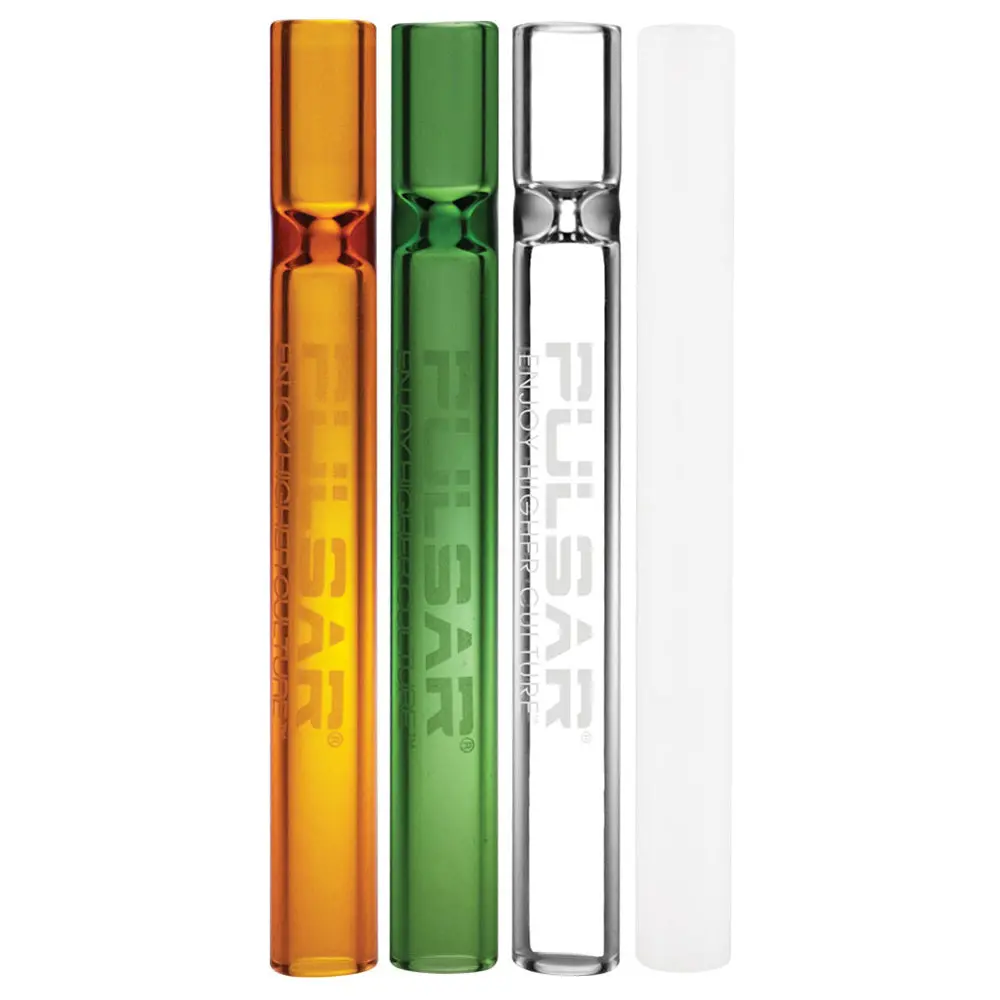 Pulsar Glass Chillum - 4"/Assorted Colors 100Pc 1