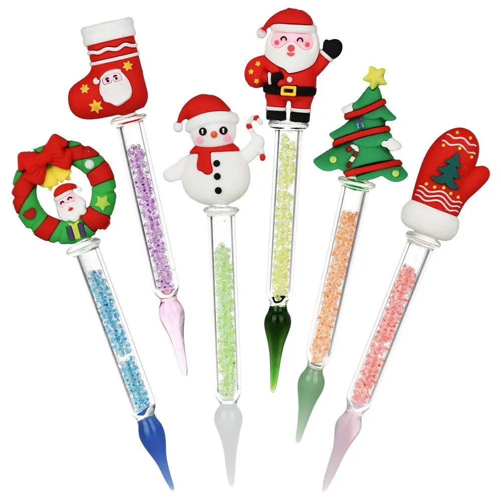 Christmas Collection Glow In The Dark Dab Tool - 6.75" / 6Ct 1