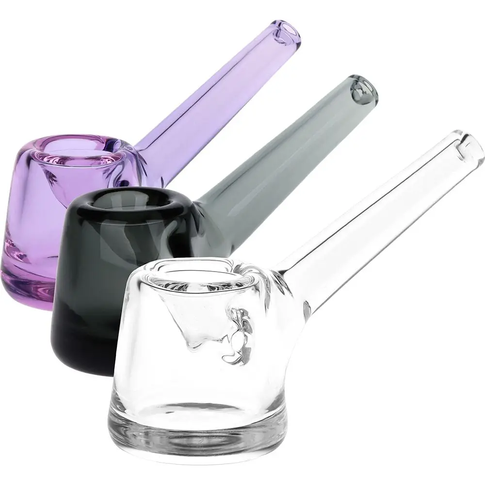 Simple Elegance Hammer Glass Hand Pipe - 3.75" / Colors Vary 1