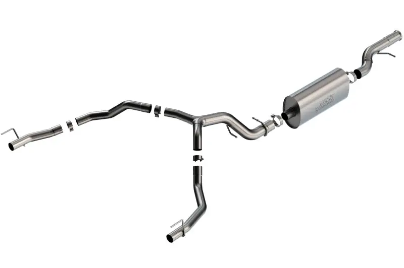 Borla 21-22 Cadillac Escalade 6.2L V8 2/4Wd 4Dr Touring Cat-Back Exhaust W/ Factory Bezel Tips 1