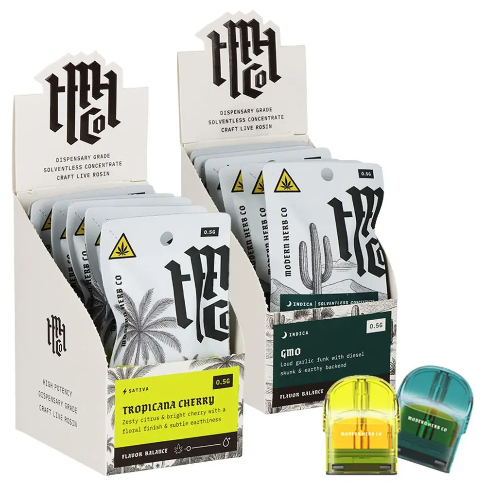 Modern Herb Co Live Rosin Thca Pod Refill | 0.5G | 6Ct Display 1