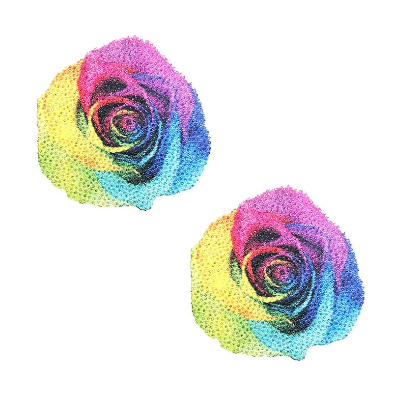 Neva Nude Pasty Rainbow Pride Rose Glitter Velvet 1