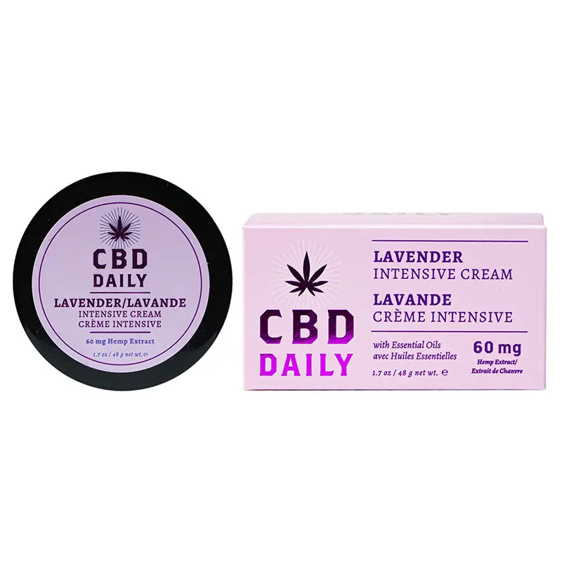 Cbd Daily Lavender Triple Strength Intensive Cream 1.7 Oz. 1
