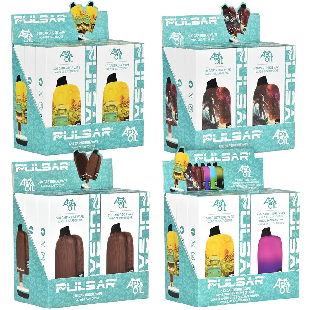 Pulsar Apx Oil 510 Vaporizer | Design Series | 1000Mah | 6Pc Display 1