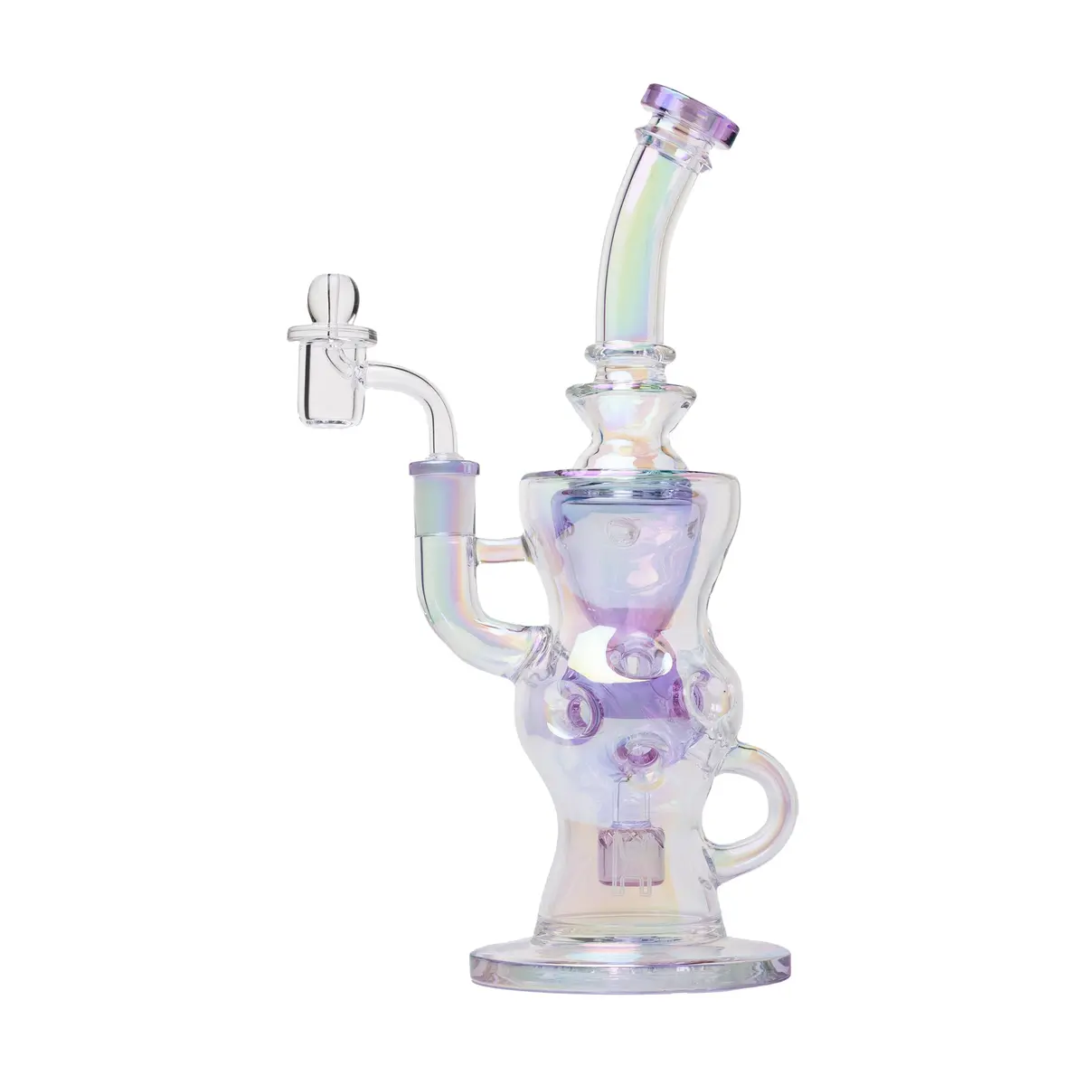 Human Grade 11.5" Swiss Incycler Glass Water Pipe 1