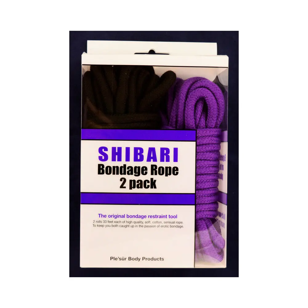 Ple'sur Purple & Black 10 M / 33 Ft. Rope Kit 2-Pack 1