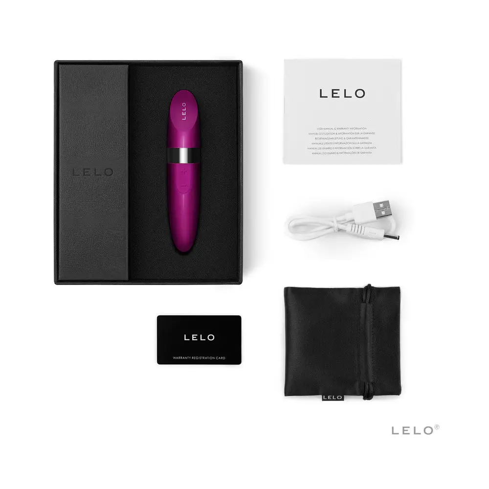 Lelo Mia 2 Rechargeable Lipstick Vibrator Deep Rose 1