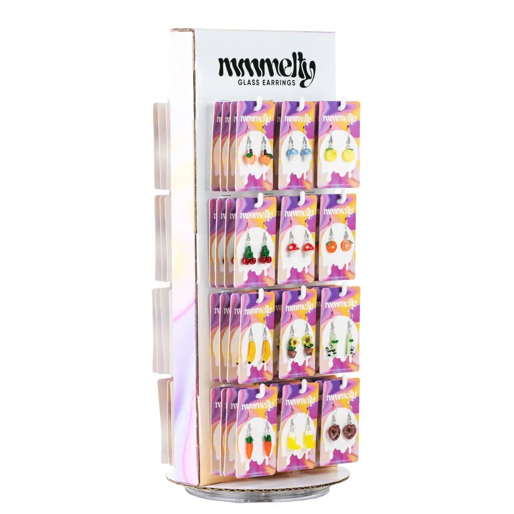 Mmmelty Handmade Glass Earrings | Assorted Styles | 72Ct Display 1