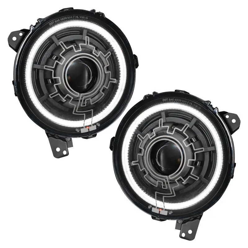 Oracle Lighting 18-22 Jeep Wrangler Jl Oculus Bi-Led Projector Headlights See Warranty 1