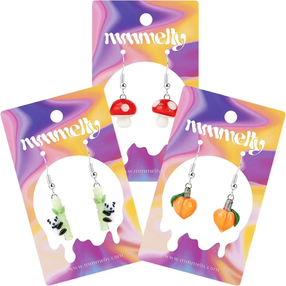 Mmmelty Handmade Glass Earrings | Assorted Styles | 48Ct Refill 1