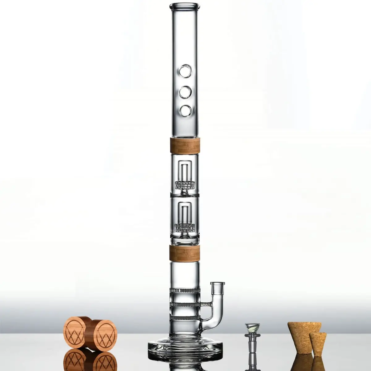 Vitae Glass 23" Trinity Bong 1