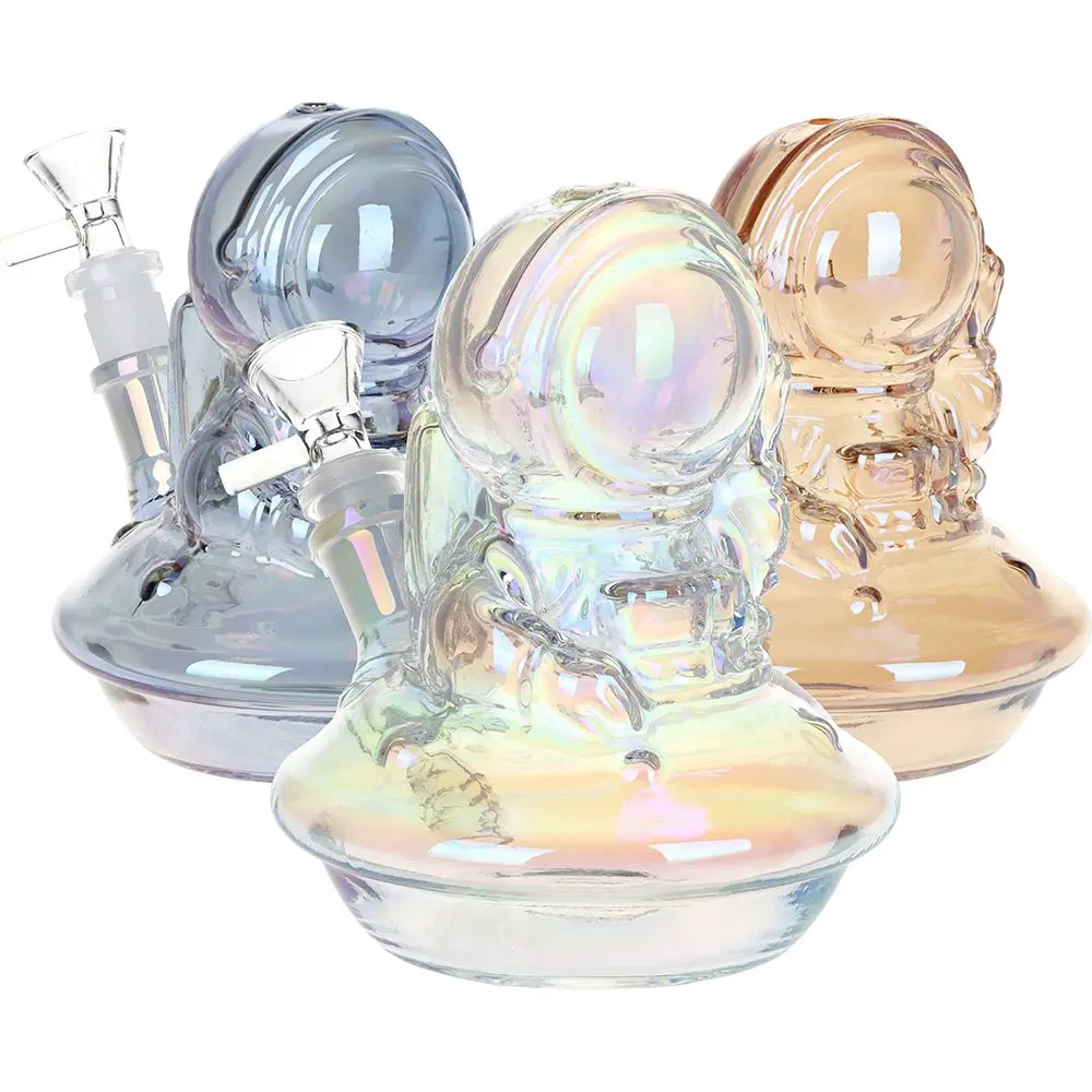 Astronautical Adventure Glass Water Pipe - 6" / 14Mm F 1