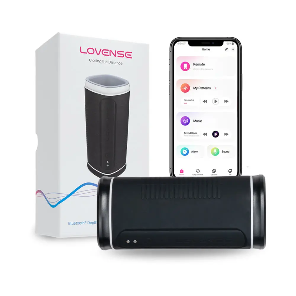 Lovense Calor Bluetooth Depth-Controlled Vibrating And Heating Masturbator 1