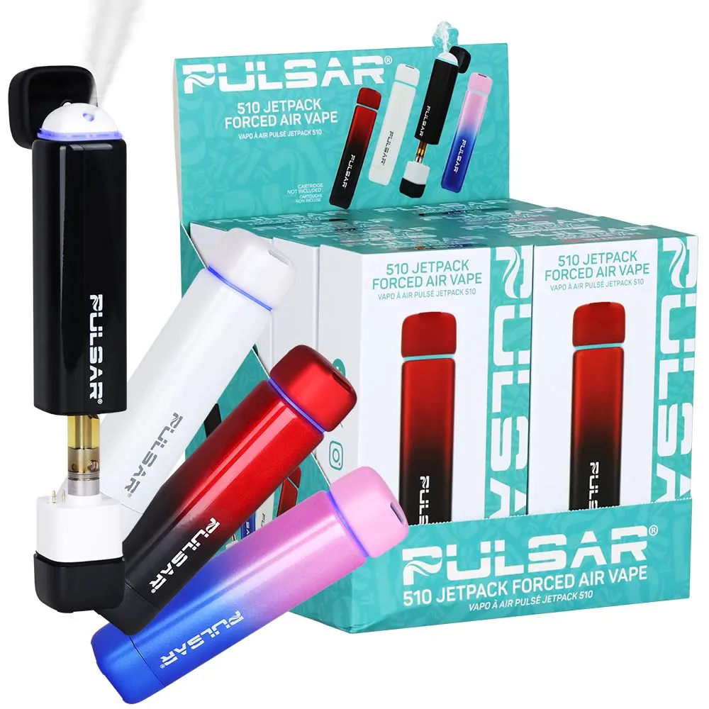 Pulsar 510 Jetpack Variable Voltage Vaporizer | 500Mah | 8Pc Display 1