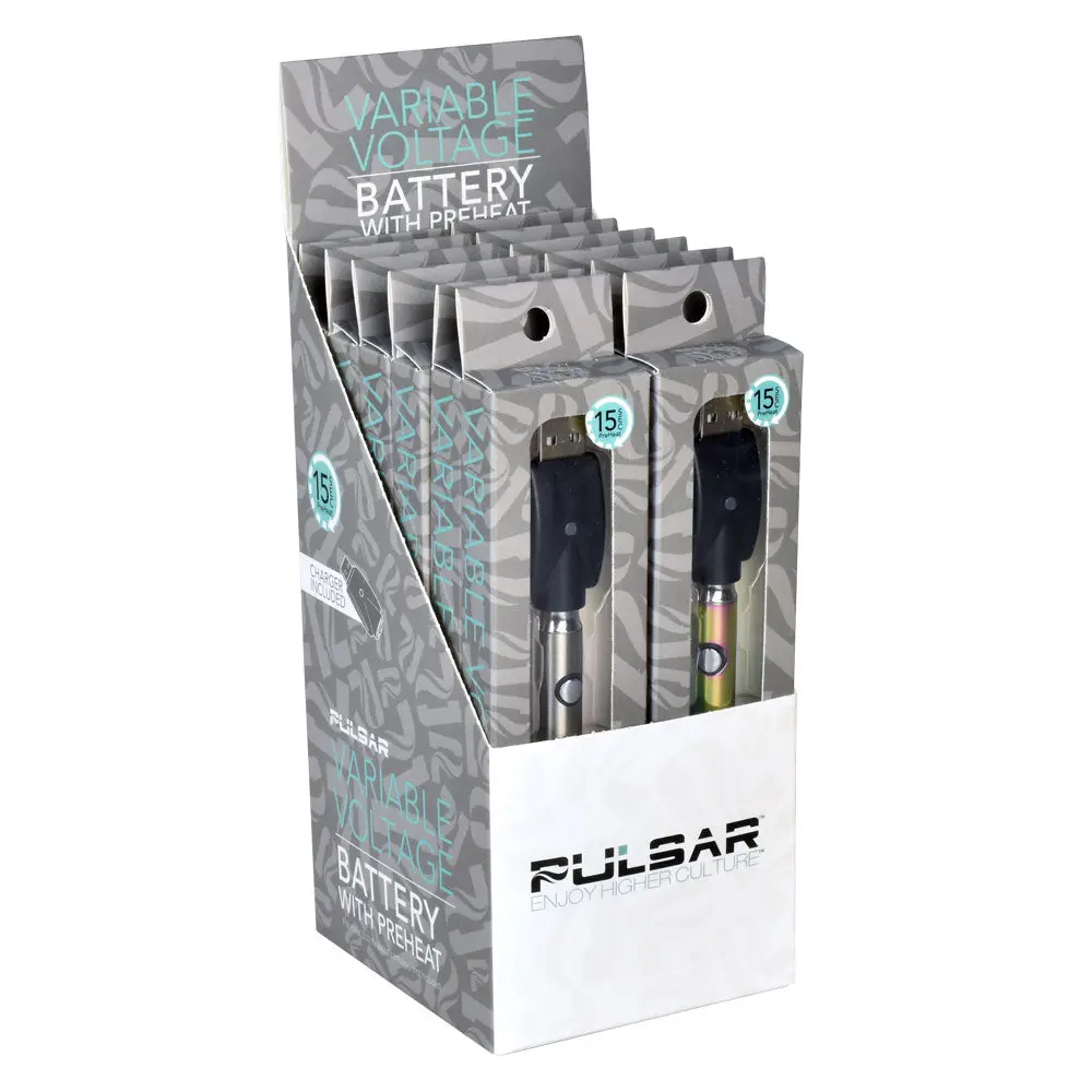 Pulsar Vv Battery W/ Preheat - 350Mah/ 12Pcs 1