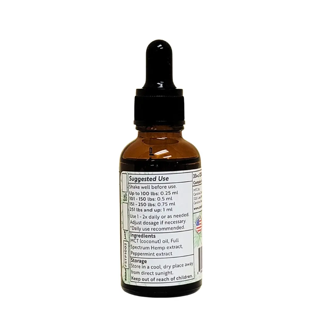 Full Spectrum 1000Mg Cbd Oil | Peppermint | Carolina Cannabis Creations 1