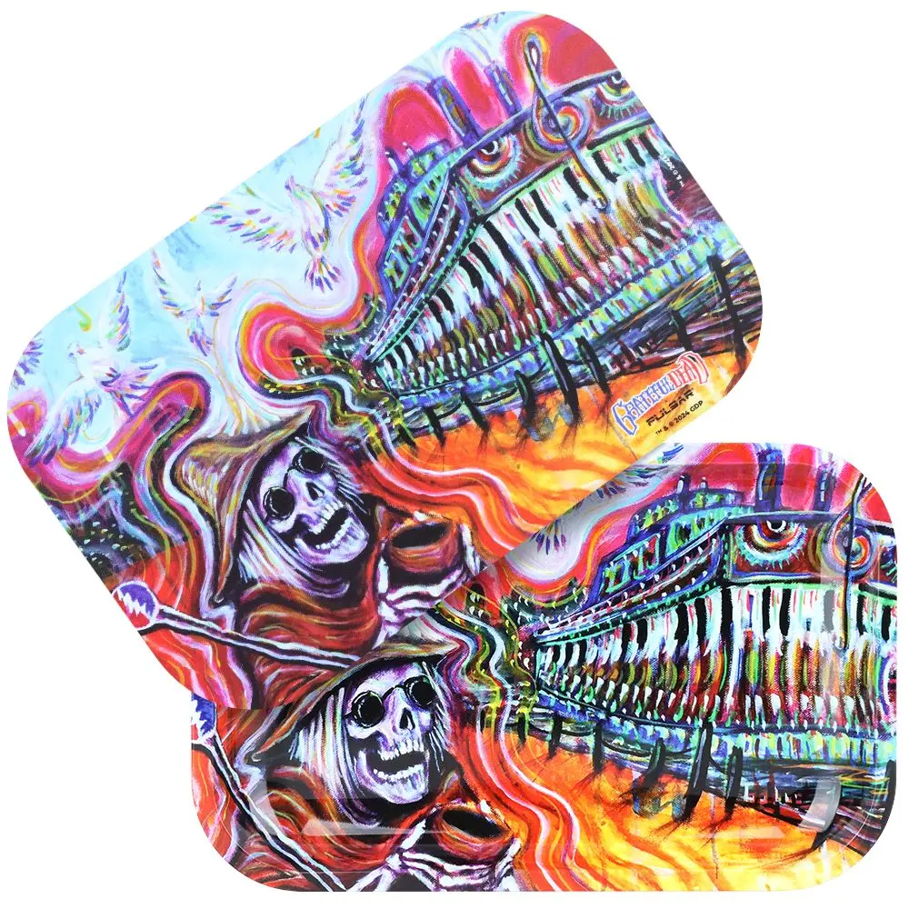 Grateful Dead X Pulsar Rolling Tray & Lid Kit - Steamboat / 11" X 7" 1