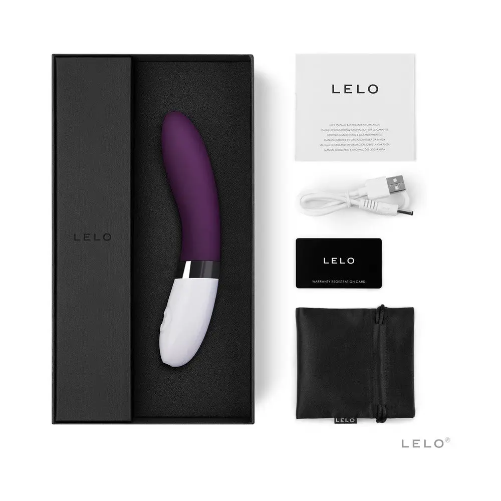 Lelo Liv 2 Rechargeable G-Spot Vibrator Plum 1