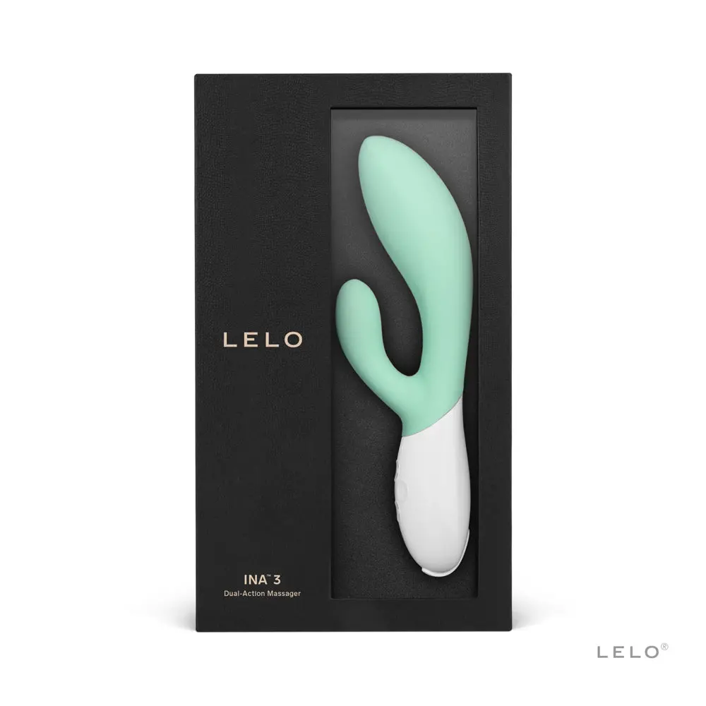 Lelo Ina 3 Rechargeable Dual Stimulator Seaweed 1
