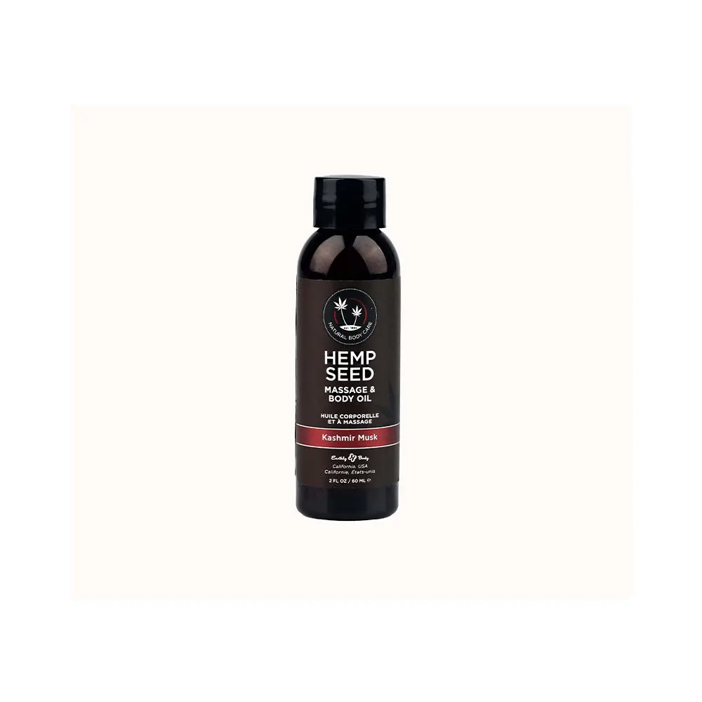 Earthly Body Hemp Seed Massage & Body Oil Kashmir Musk 1
