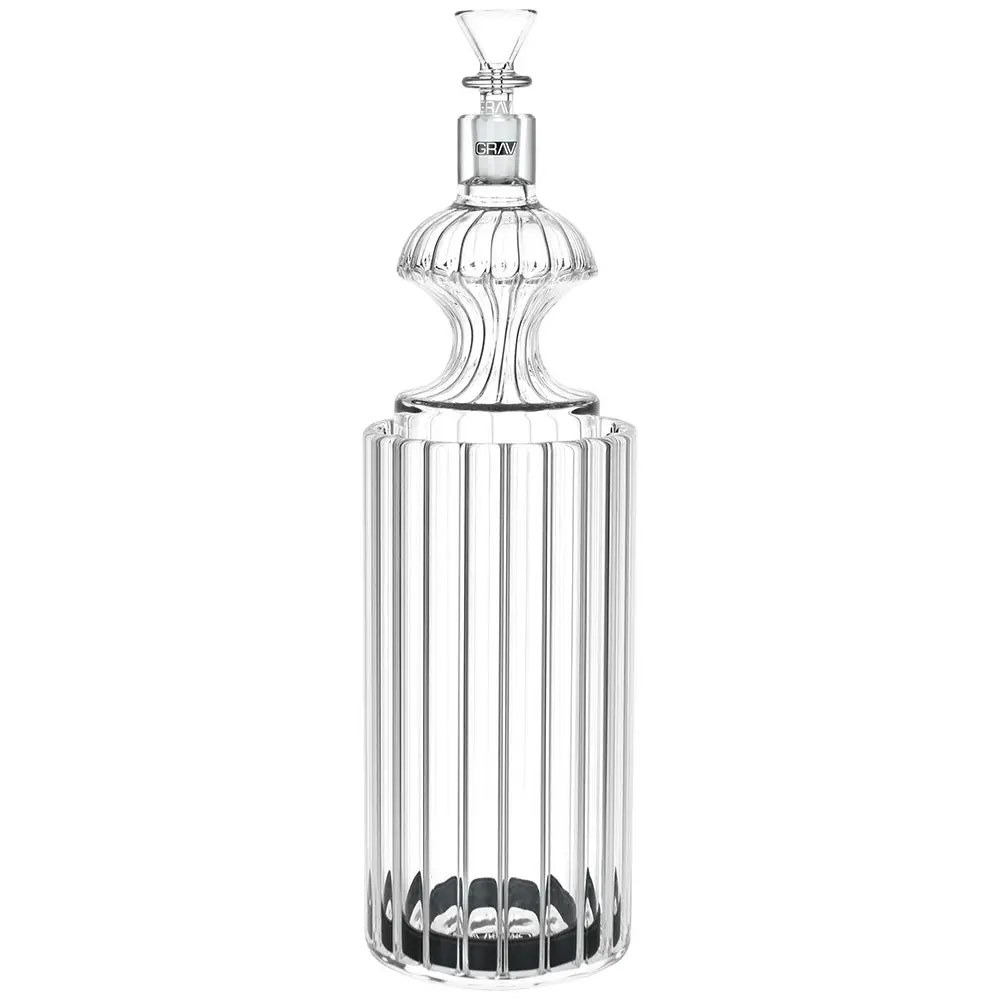 Grav Monarch Gravity Water Pipe - 12" - 14Mm F - Clear 1