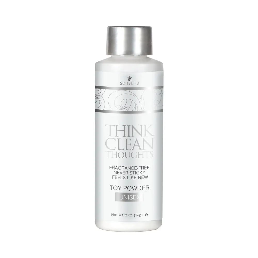 Sensuva Think Clean Thoughts Toy Powder 2 Oz. 1