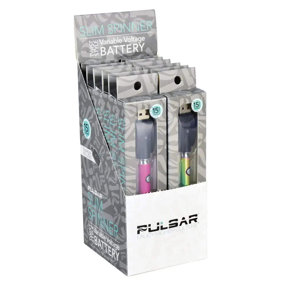 Pulsar Slim Spinner Vv Battery - 400Mah/12 Pcs 1