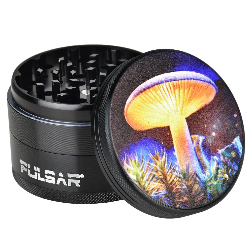 Pulsar Artist Series Grinder - Mystical Mushroom 1