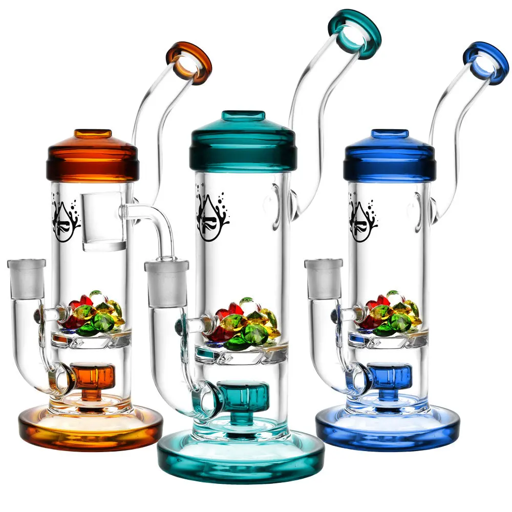 Pulsar Hidden Gems French Press Rig - 9.5"/14Mm F/Colors Vary 1