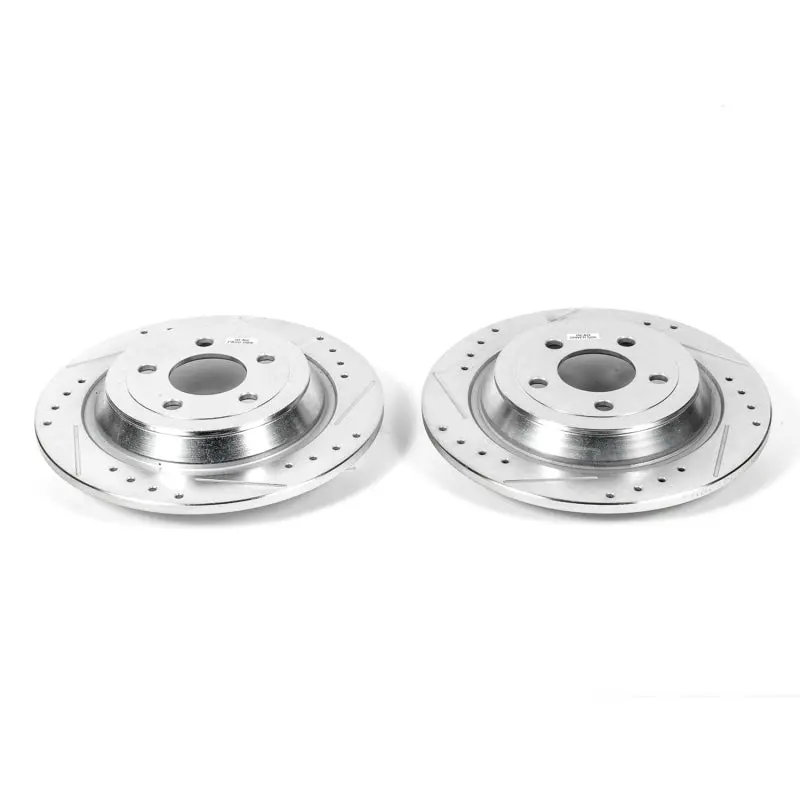 Power Stop 15-17 Ford F-150 Rear Evolution Drilled & Slotted Rotors - Pair 1