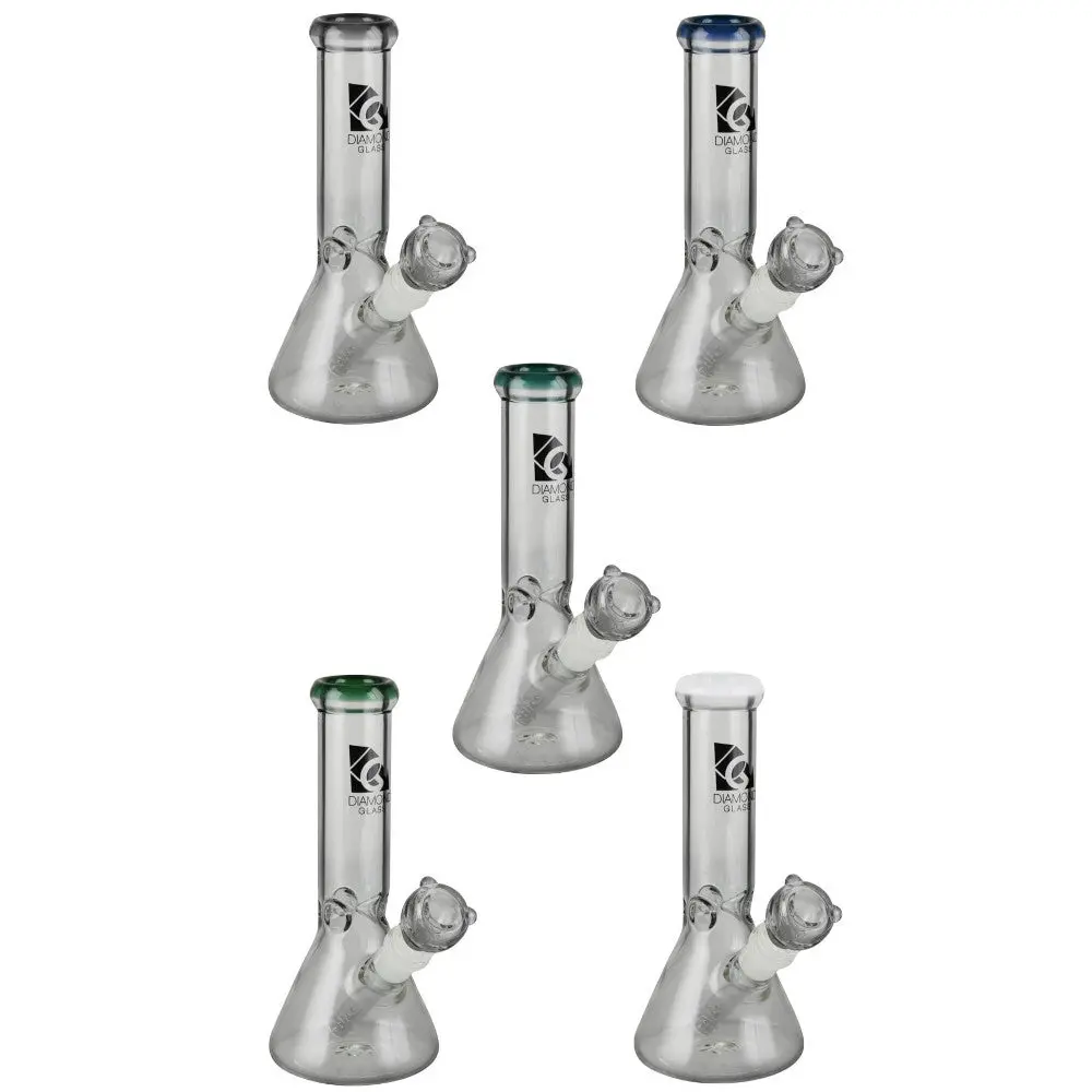 Diamond Glass Sugar Beaker Bong 1