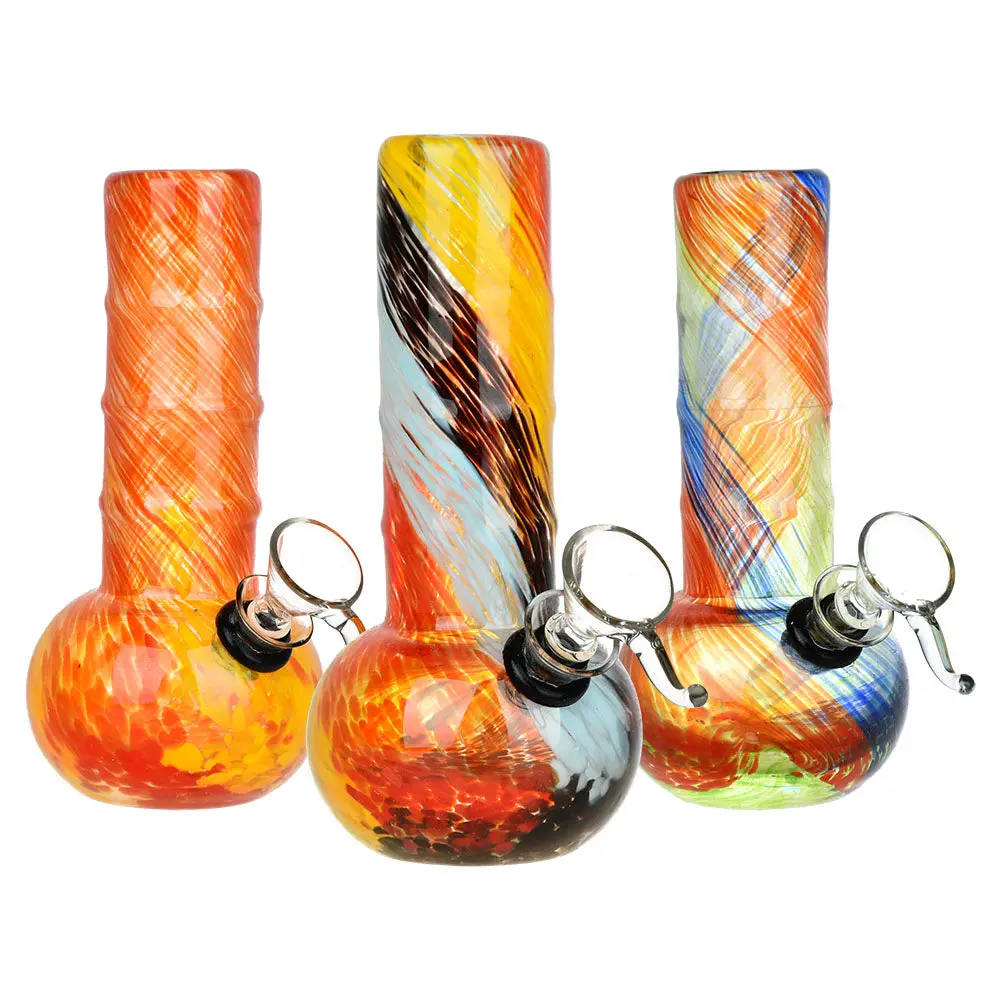 Celebrate Joy Soft Glass Water Pipe - 6" / Colors Vary 1
