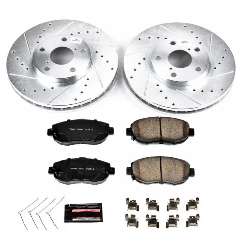 Power Stop 93-05 Lexus Gs300 Front Z23 Evolution Sport Brake Kit 1