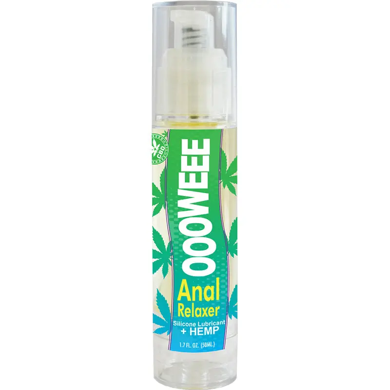 Ooowee Anal Relaxing Silicone Lubricant With Hemp Seed Oil 1.7 Oz Bottle 1