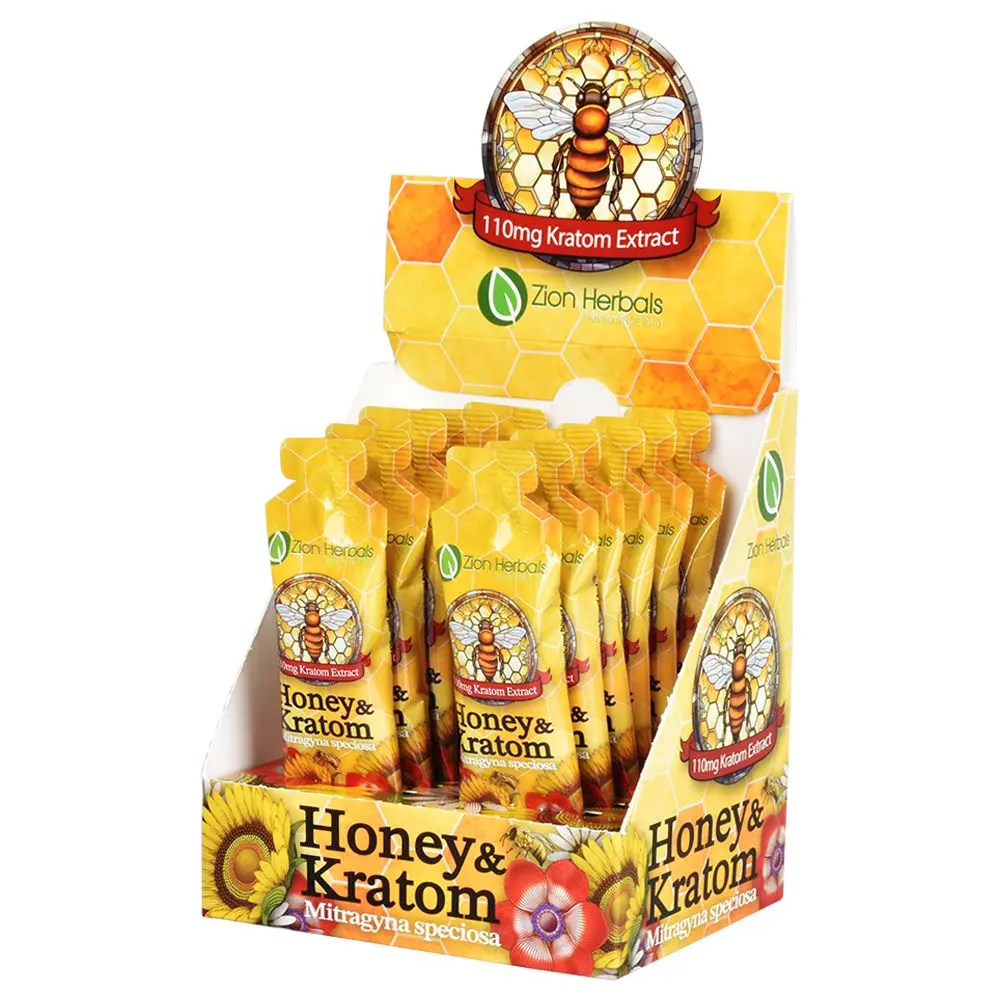 Zion Herbals Honey & Kratom Packet - 10G 12Ct 1