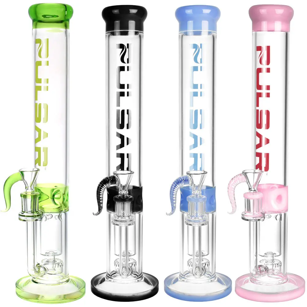 Pulsar Recycler Tube Water Pipe - 15"/14Mm F/Colors Vary 1