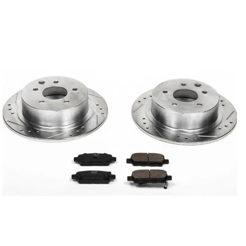 Power Stop 02-06 Nissan Altima Rear Z23 Evolution Sport Brake Kit 1