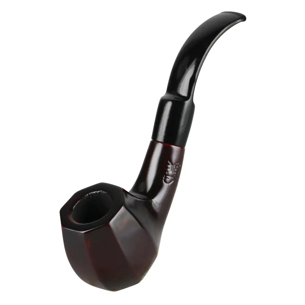 Pulsar Shire Pipes Bent Octagon Brandy Cherry Wood - 5.5 1