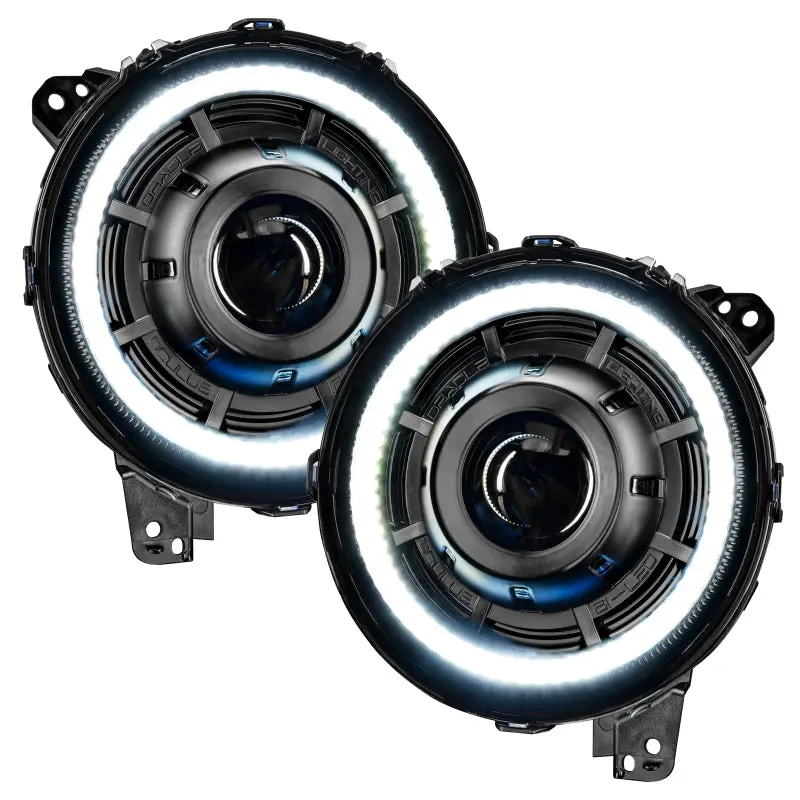 Oracle Oculus Bi-Led Projector Headlights For Jeep Jl/Gladiator Jt - Matte Blk - 5500K See Warranty 1