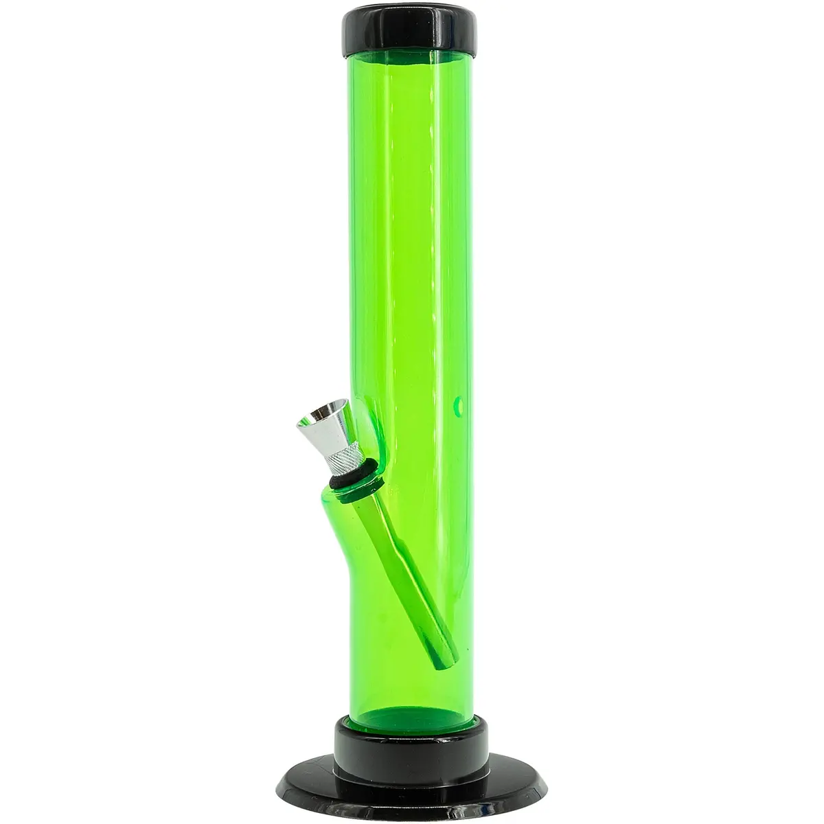 Jm Enterprises 6-9-12" Acrylic Straight Tube Bong - Multiple Colors 1