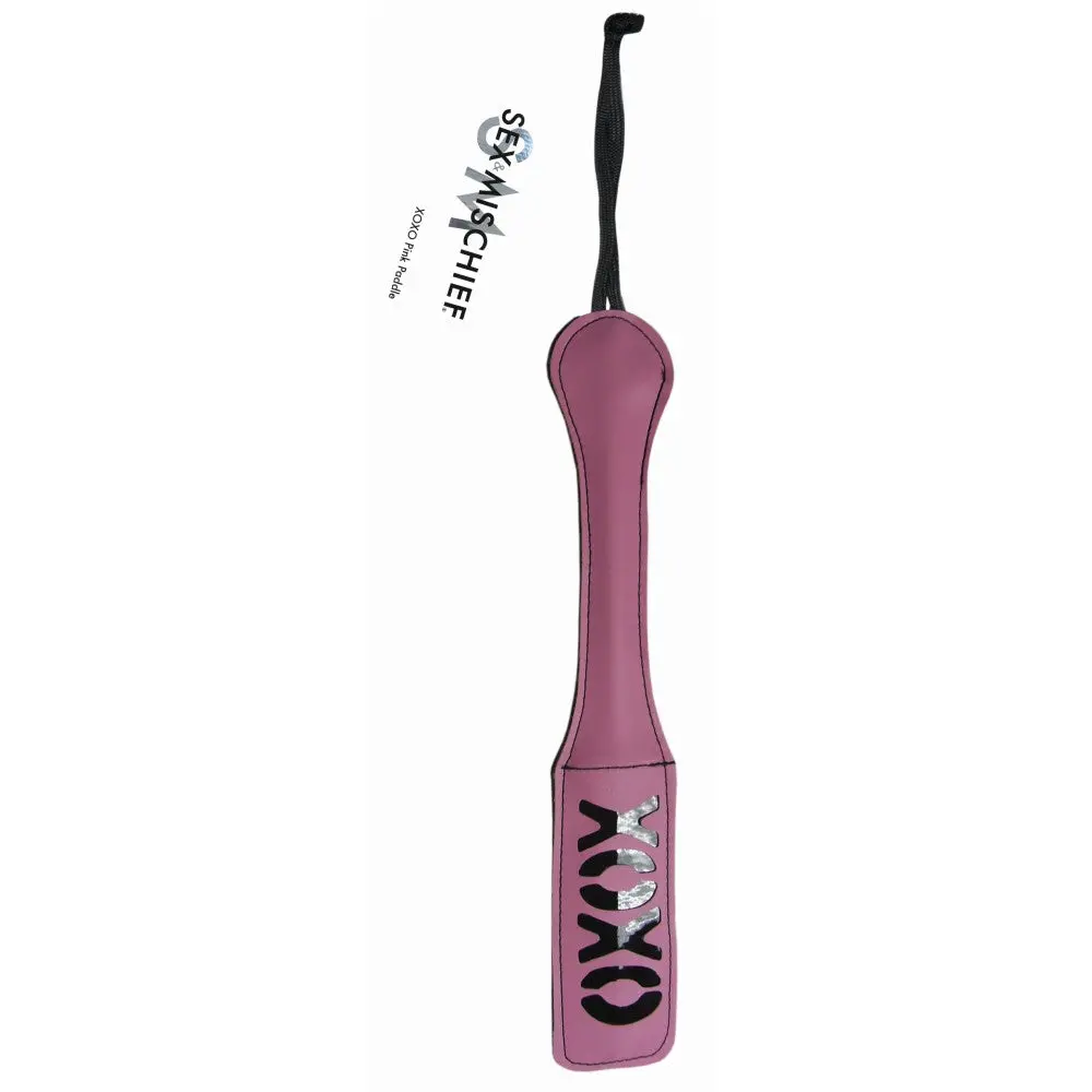 Sportsheets Sex & Mischief 'Xoxo' Impression Paddle Pink 1