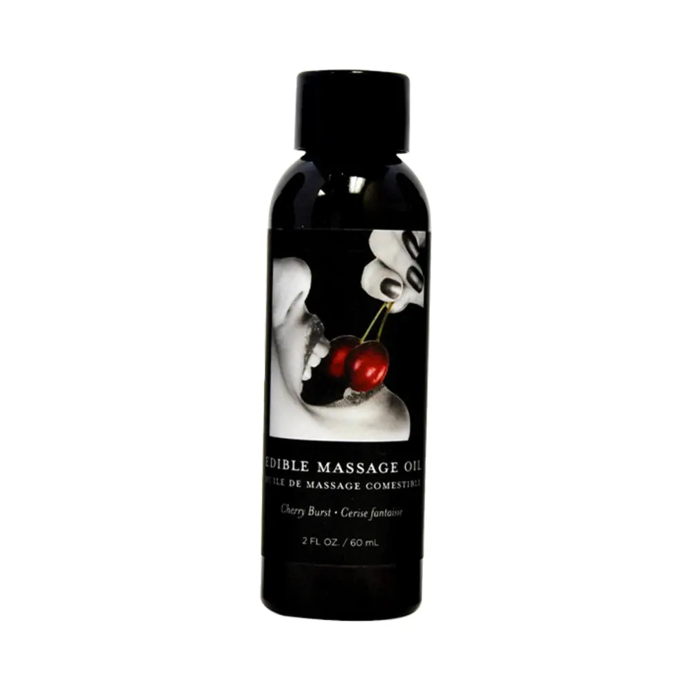 Earthly Body Edible Massage Lotion Cherry 2 Oz. 1