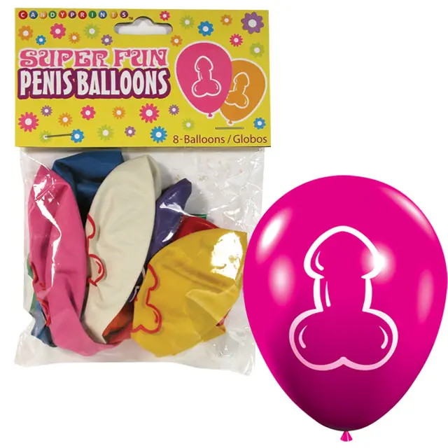 Super Fun Penis Balloons 8-Pack 1
