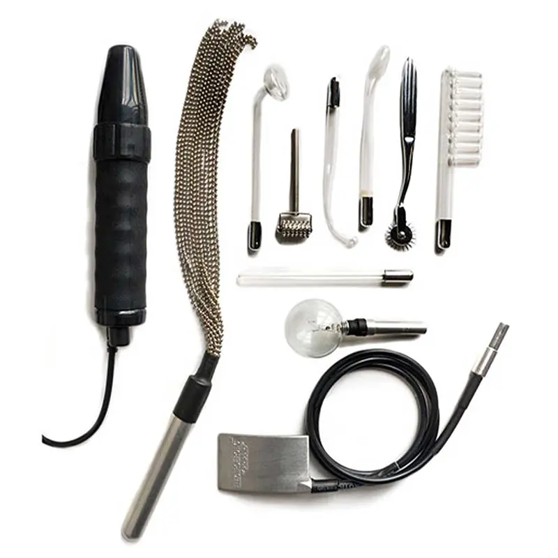 Kinklab Agent Noir Neon Wand Electrosex Kit 1