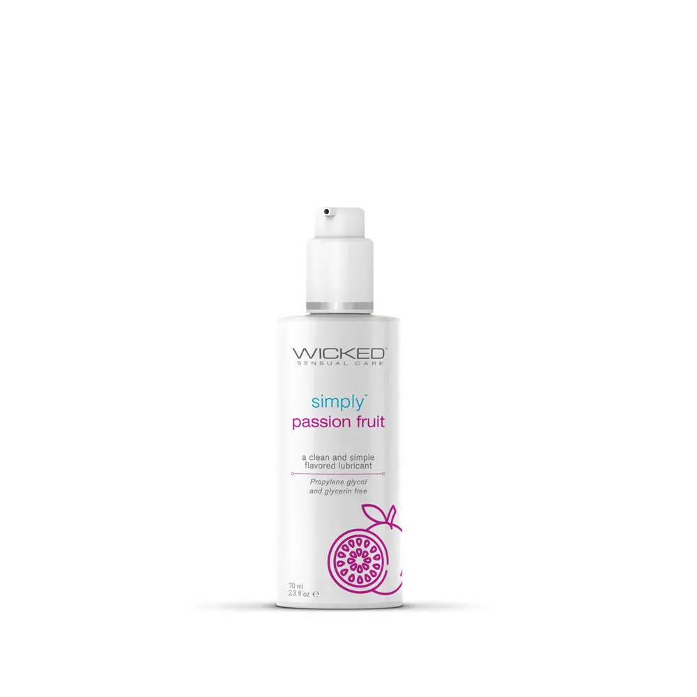 Simply Passion Fruit Flavored Water Based Lubricant 2.3 Oz. 1