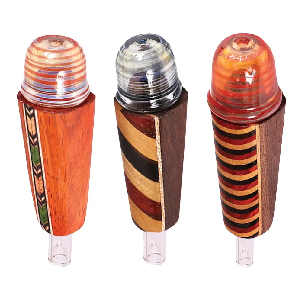 Wood & Glass Mini Torpedo Hybrid Pipe 1