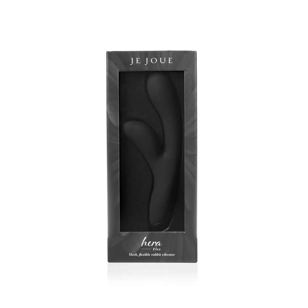 Je Joue Hera Flex Rechargeable Flexible Silicone Rabbit Vibrator Black 1